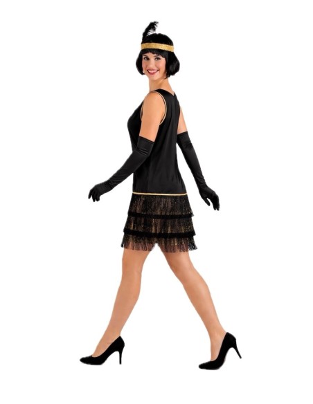 Costume Charleston Nero Taglia M | Costumi per Adulti Il Re del Carnevale